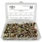 Boltsandnuts.Com Small Flange Knurled Body Rivet Nut Assortment - 125 PCS Assortment Kit #374 - alternate 1